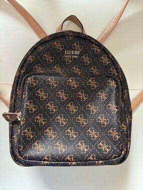 Guess | Bags | Guess Black Pebbled Leather Drawstring  display picture 1